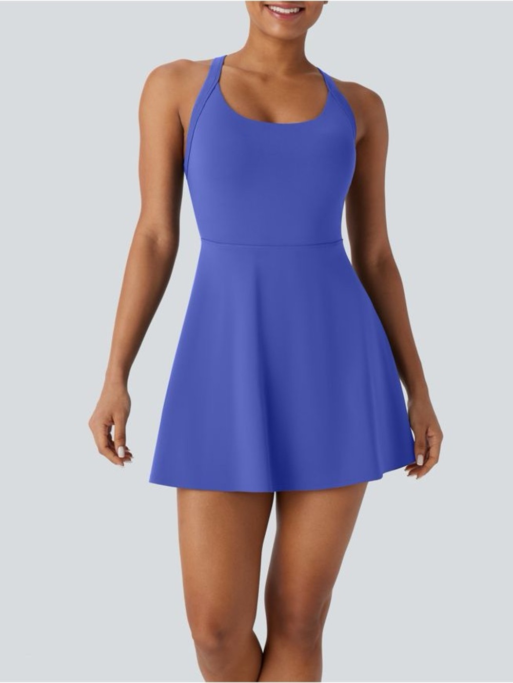 Halara SoftlyZero™ Airy Molded Cups Cool Touch Dance Active Dress XL NWT